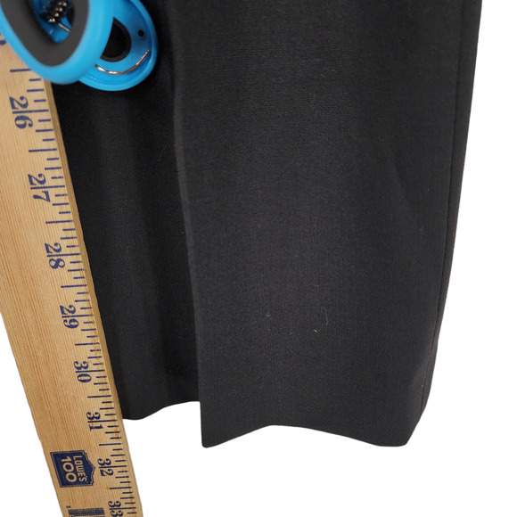 Banana Republic Trouser sz 6 Women Black Stretch Wool Lined 29x31 High Waist Y2K - Picture 11 of 11